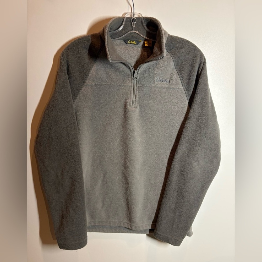 Cabela's Light Gray Fleece Jacket